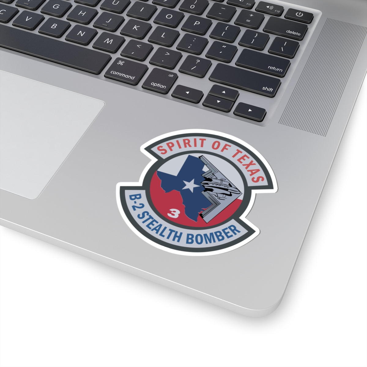 Kiss-Cut Stickers - USAF - B2 - Spirit of Texas - Stealth Bomber wo txt X 300