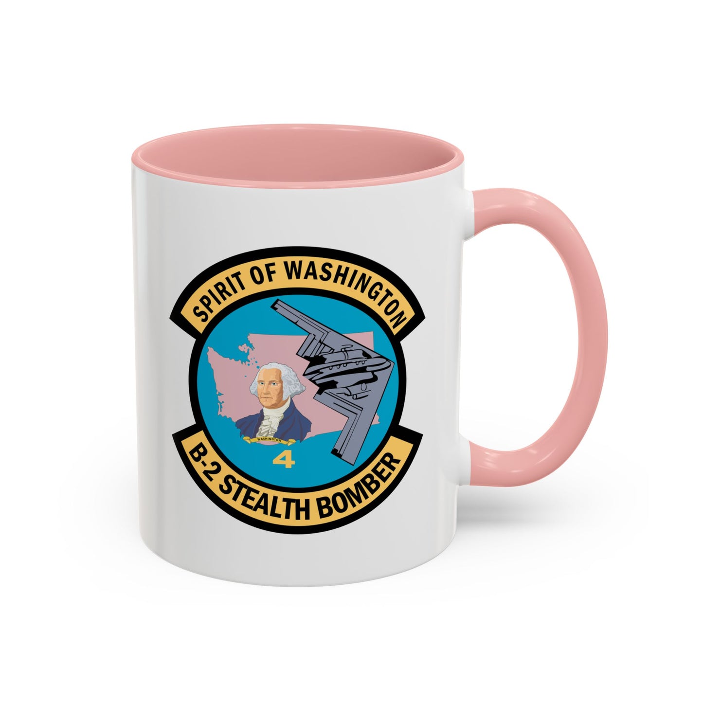 Accent Coffee Mug (11oz & 15oz) - USAF - B2 - Spirit of Washington - Stealth Bomber wo txt X 300