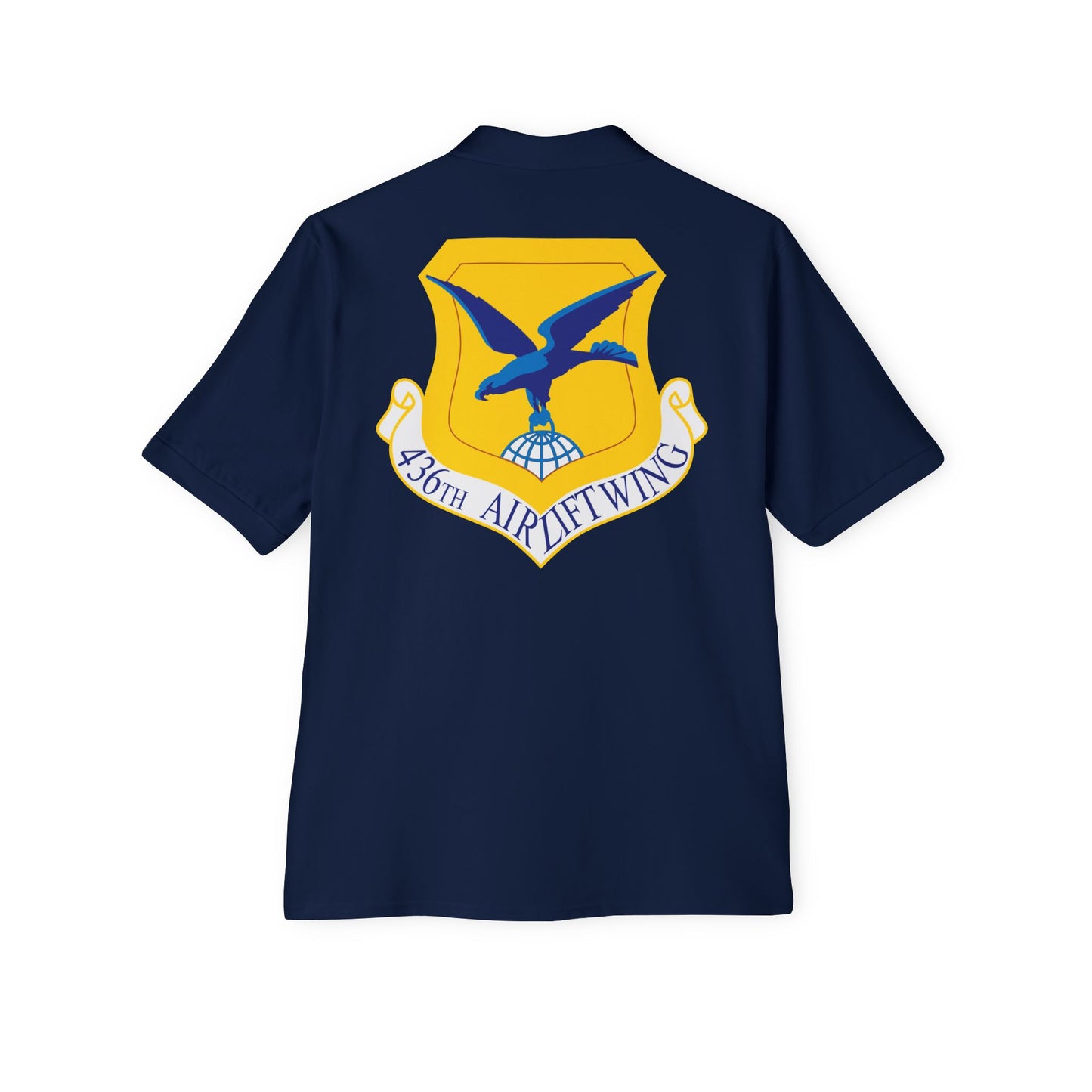 Men's Piqué Polo - USAF - 436th Airlift Wing wo Txt X 300