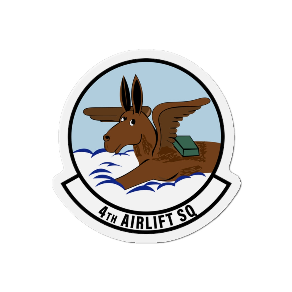 Die-Cut Magnet - USAF - 4th Airlift Squadron wo txt X 300