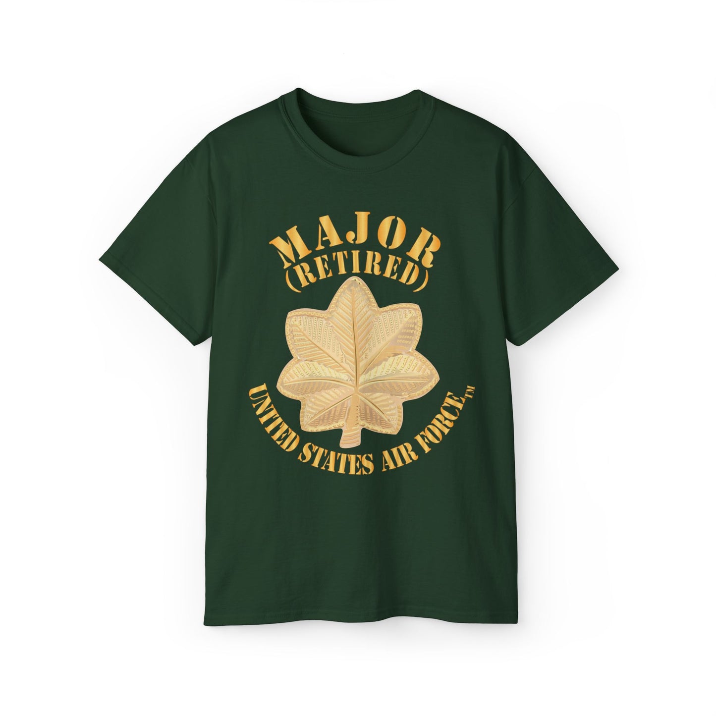 Unisex Ultra Cotton Tee - USAF - Major - Retired X 300