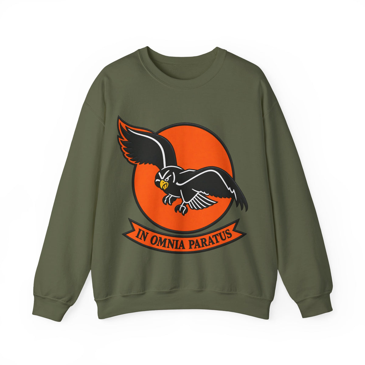 Crewneck Sweatshirt - 98th Fighter-Interceptor Squadron - SSI - wo Txt - 3D - Transparent
