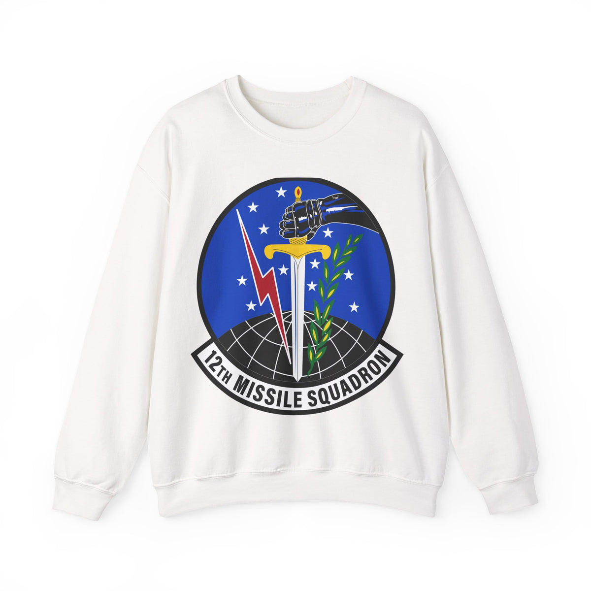 Crewneck Sweatshirt - USAF - 12th Missile Squadron wo txt