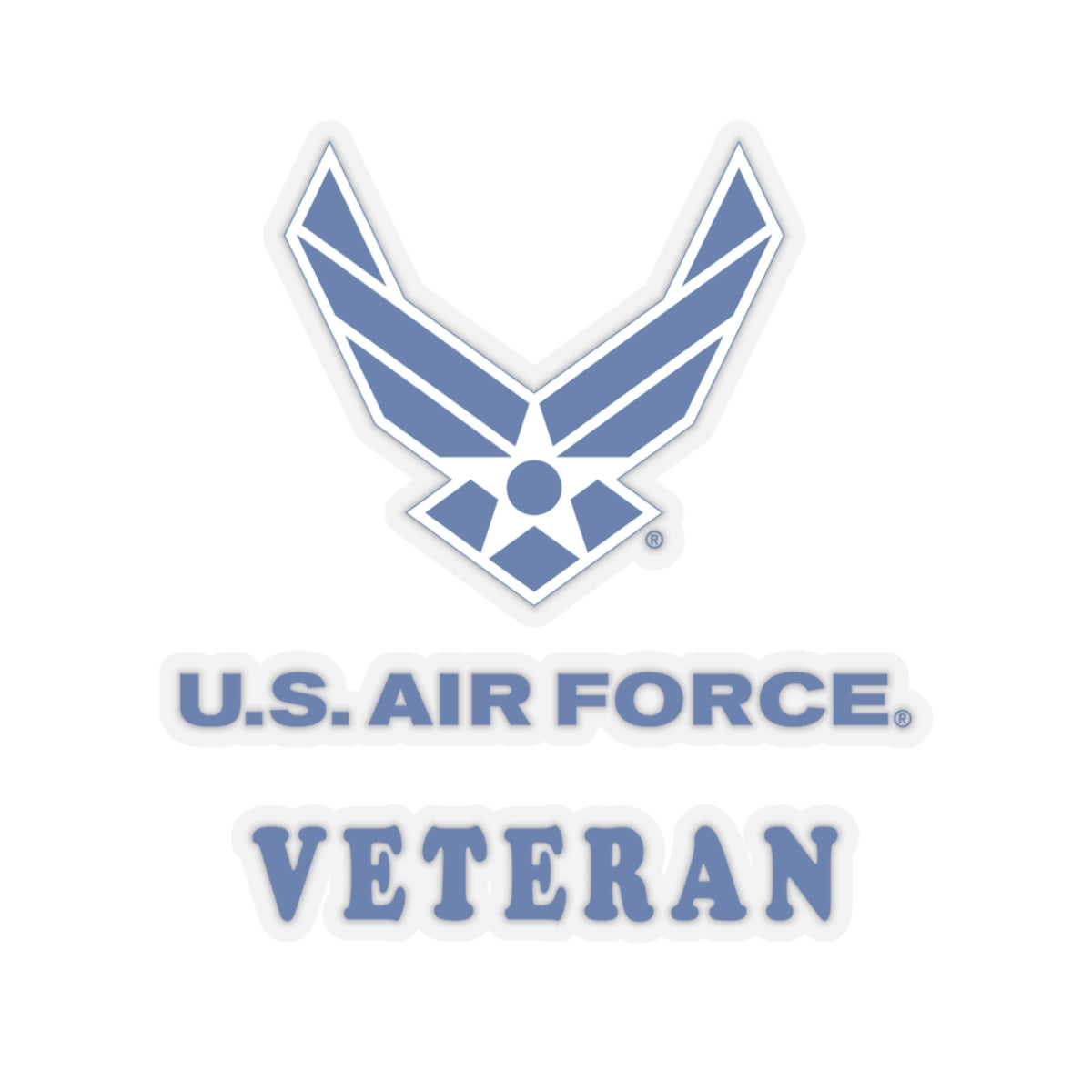 Kiss-Cut Stickers - USAF - Air Force - Veteran X 300