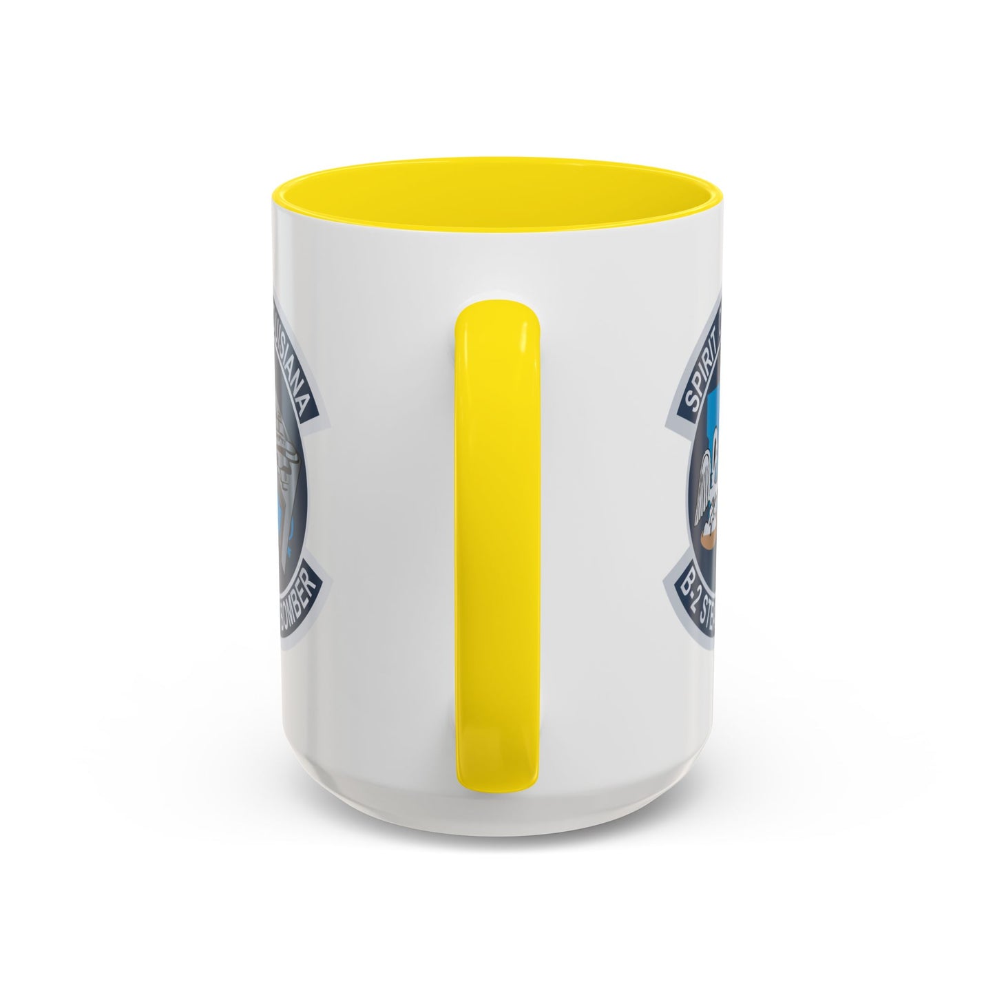 Accent Coffee Mug (11oz & 15oz) - USAF - B2 - Spirit of Louisiana - Stealth Bomber wo txt X 300