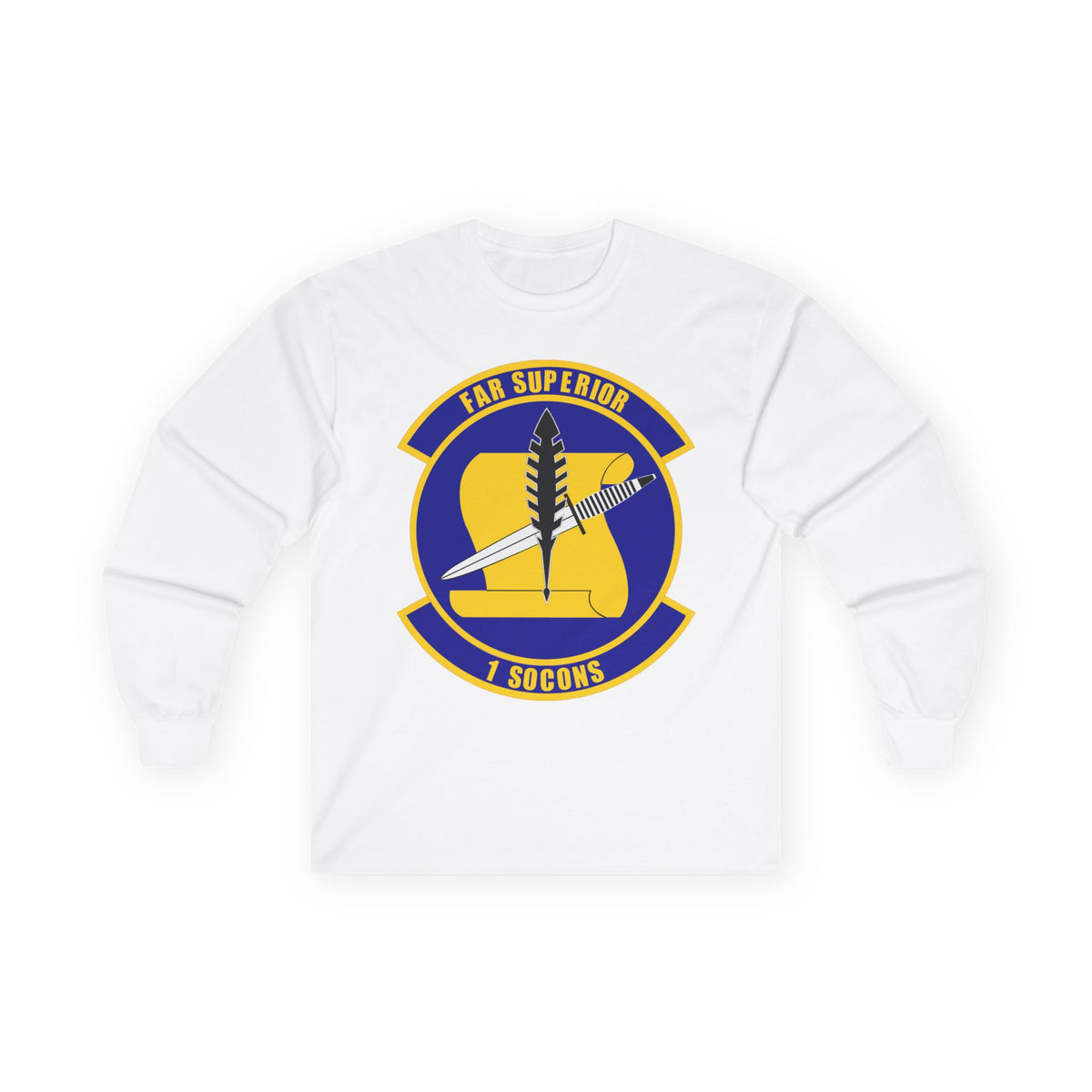 Unisex Ultra Cotton Long Sleeve Tee - USAF - 1st Special Operations Contracting Sq wo txt X 300