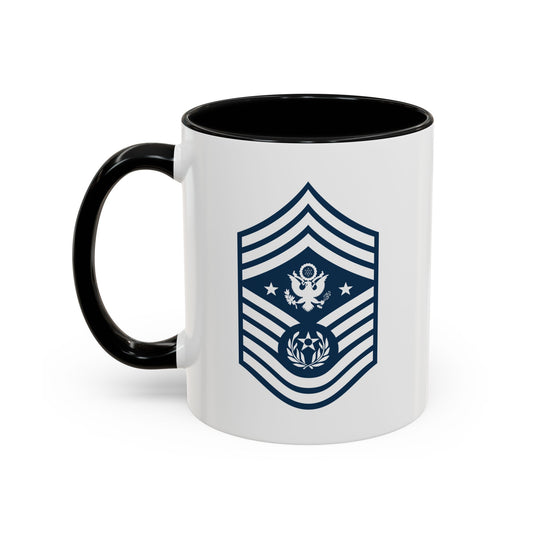Accent Coffee Mug (11oz & 15oz) - USAF - Chief Master Sergeant of the Air Force (E9d) - 2020
