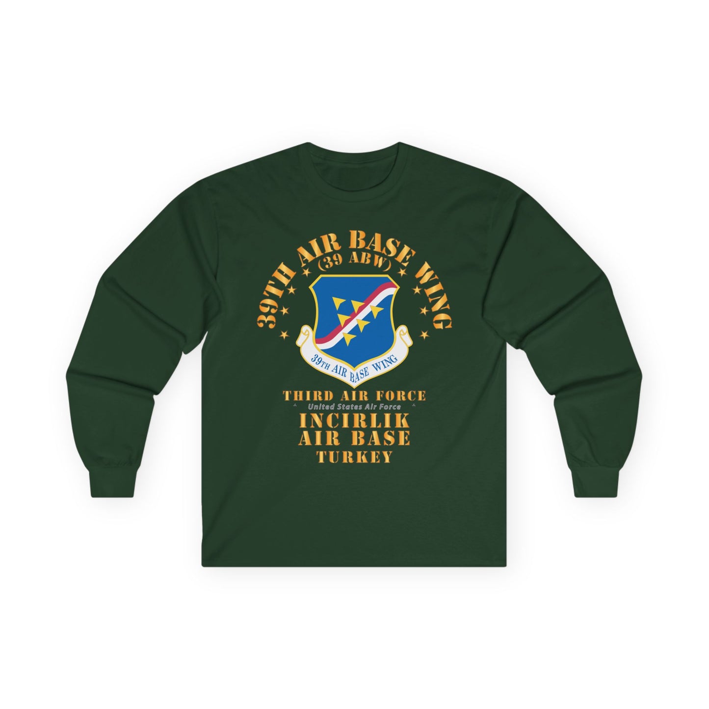 Unisex Ultra Cotton Long Sleeve Tee - USAF - 39th Air Base Wing - Incirlik AB X 300