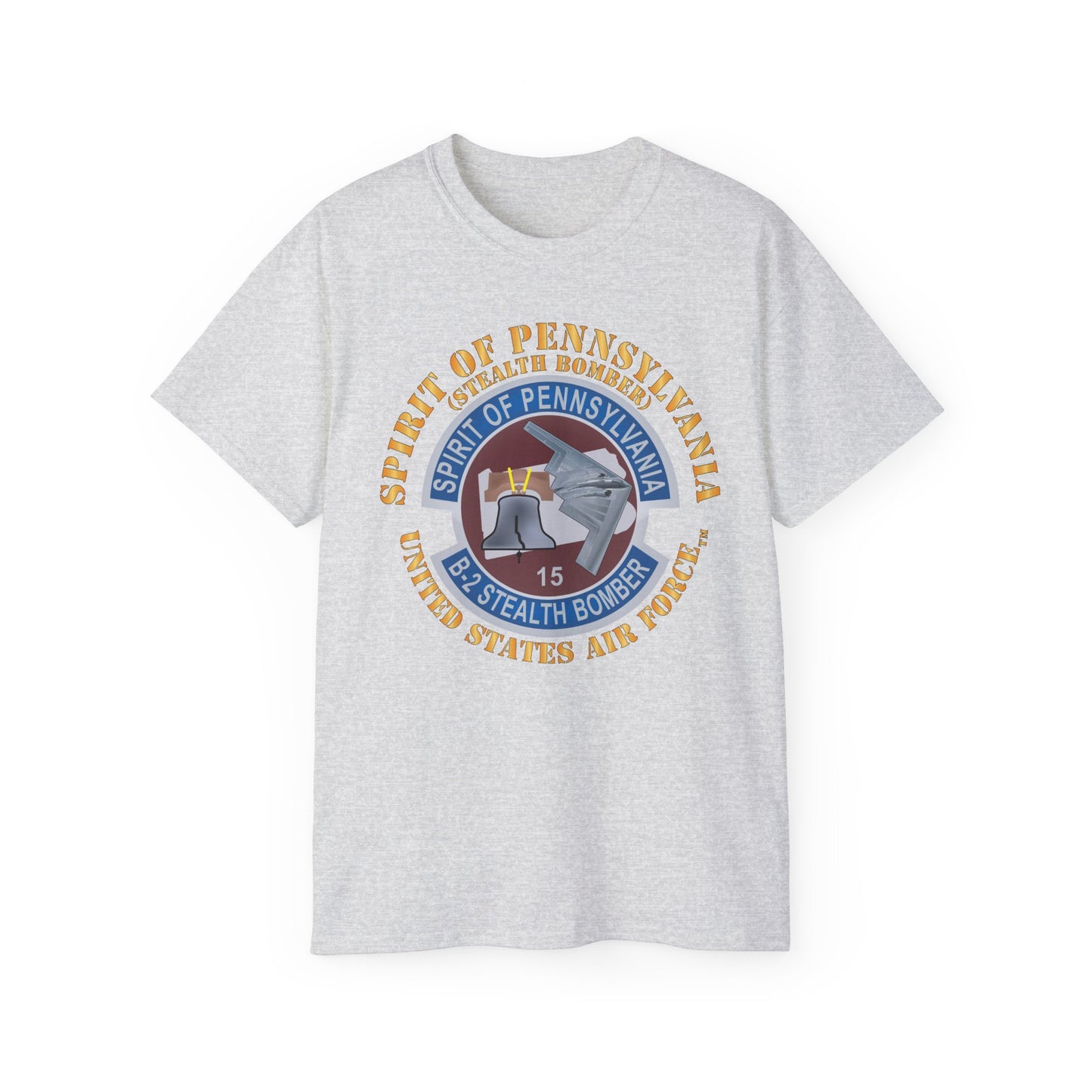 Unisex Ultra Cotton Tee - USAF - B2 - Spirit of Pennsylvania Stealth Bomber X 300