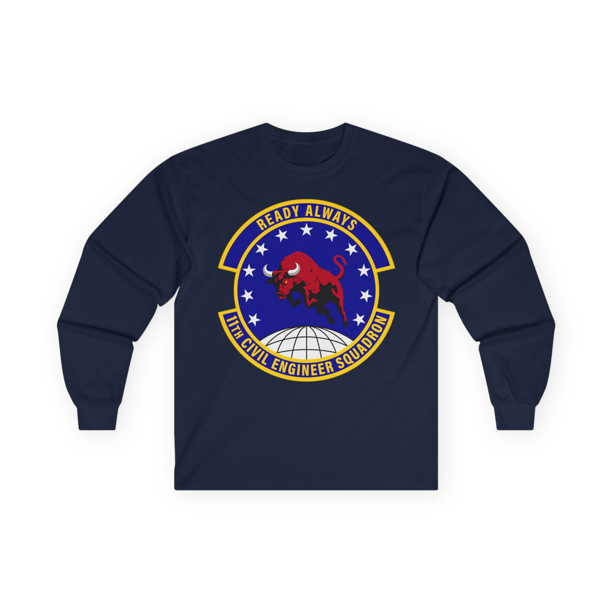 Unisex Ultra Cotton Long Sleeve Tee - USAF - 11th Civil Engineer Squadron wo txt