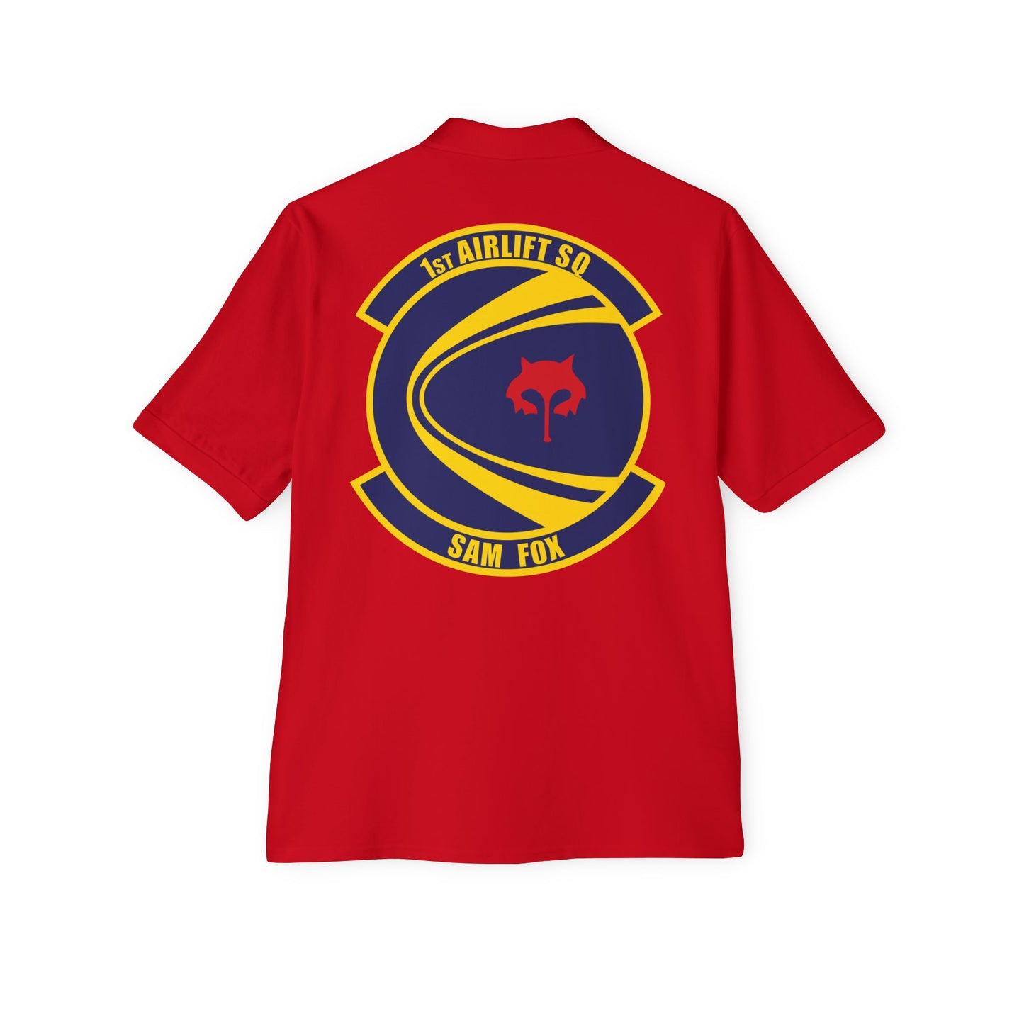 Men's Piqué Polo - USAF - 1st Airlift Squadron wo txt X 300