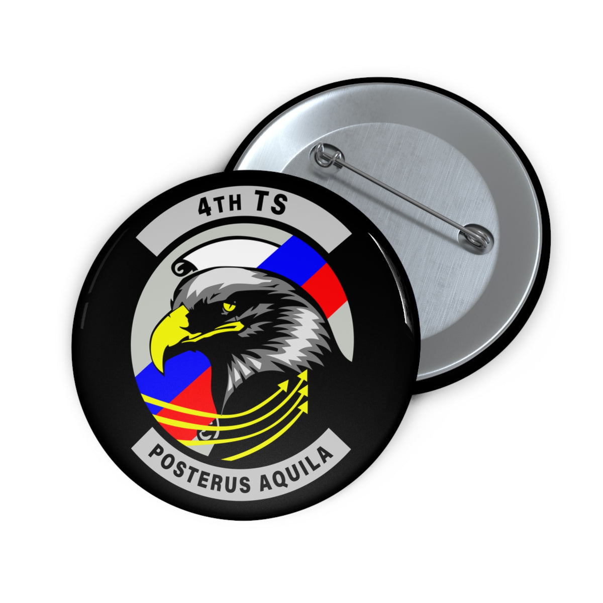 Custom Pin Button - USAF - 4th Training Squadron wo txt X 300