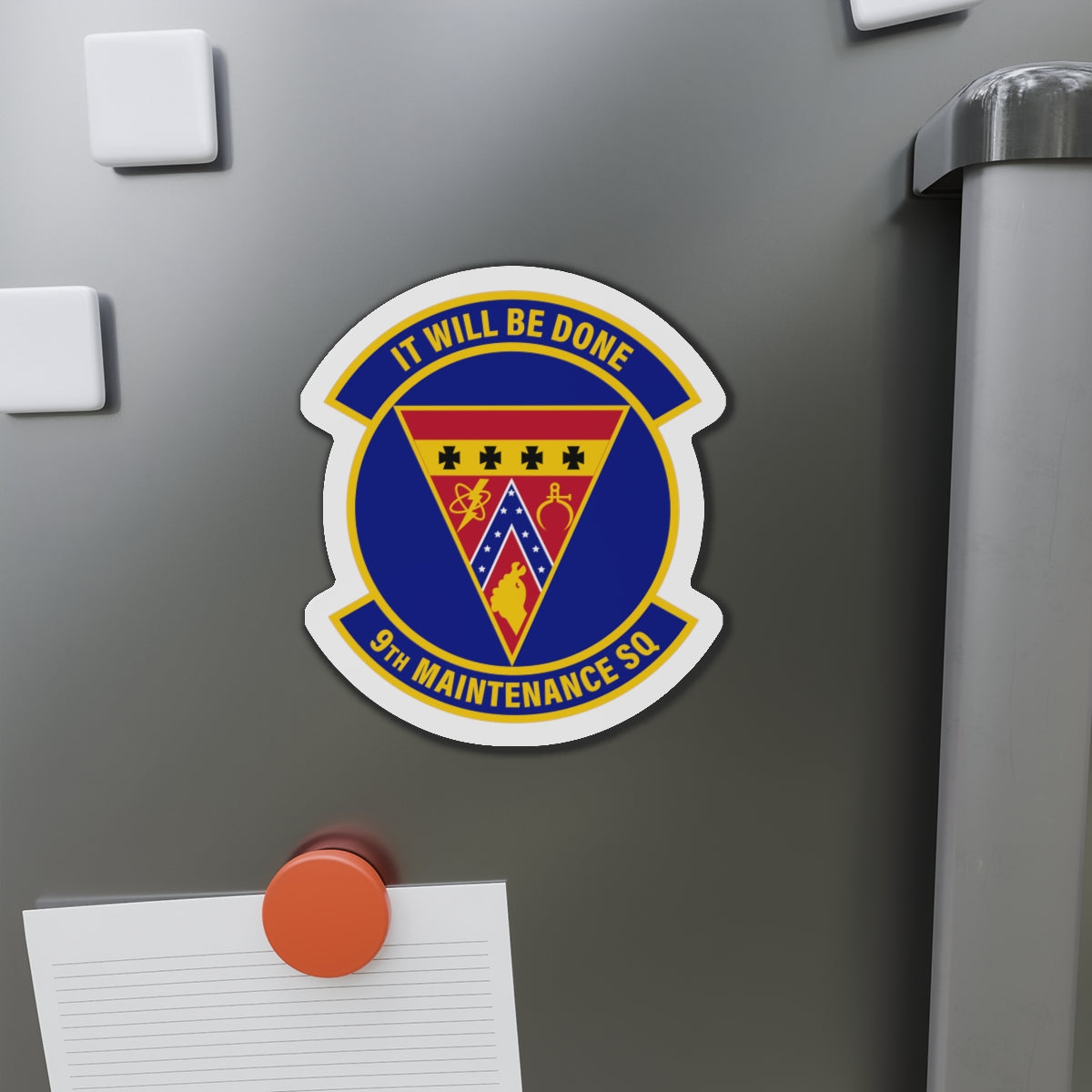 Die-Cut Magnet - USAF - 9th Maintenance Squadron wo txt X 300