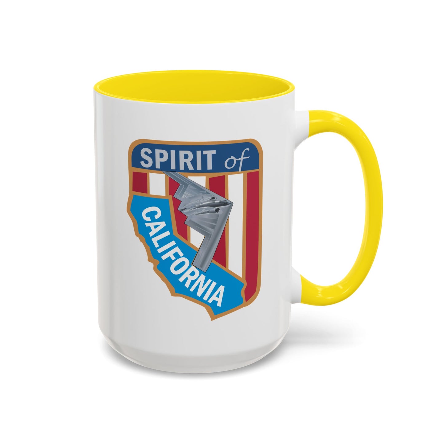 Accent Coffee Mug (11oz & 15oz) - USAF - B2 - Spirit of California - Stealth Bomber wo txt X 300
