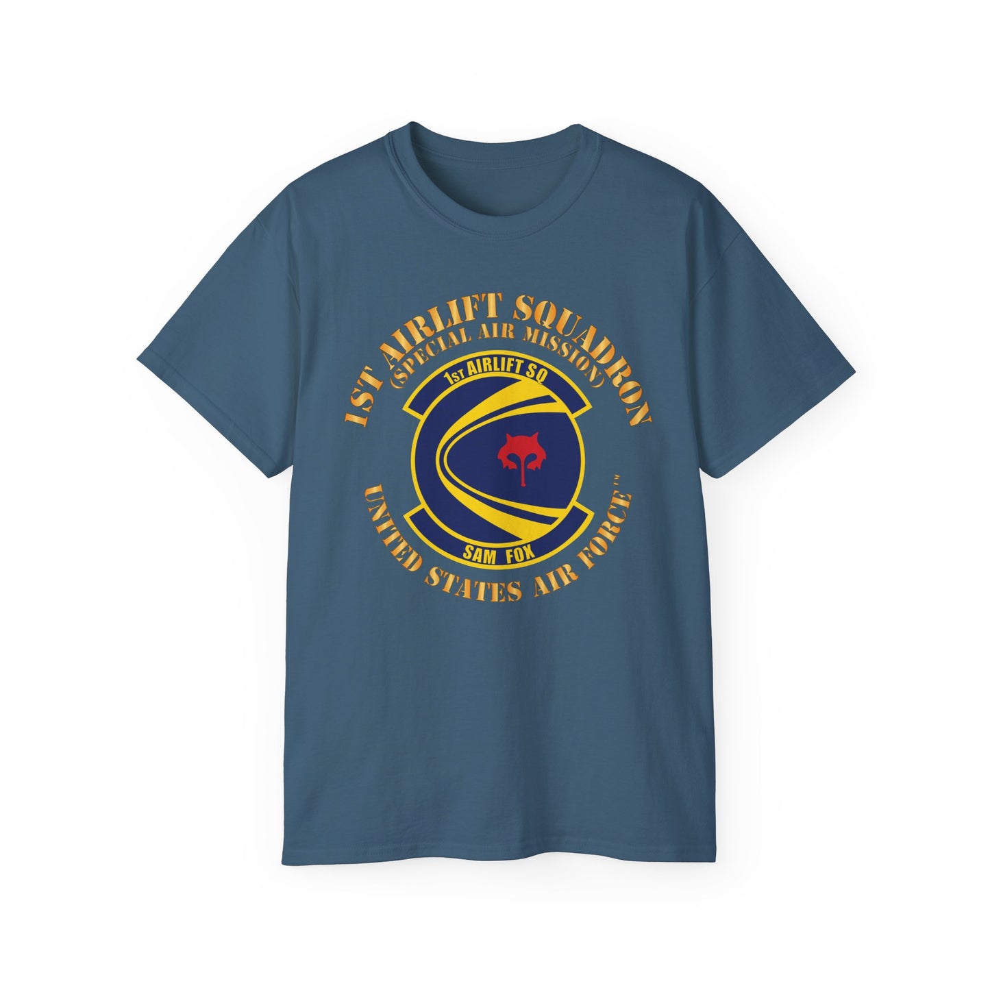 Unisex Ultra Cotton Tee - USAF - 1st Airlift Squadron X 300