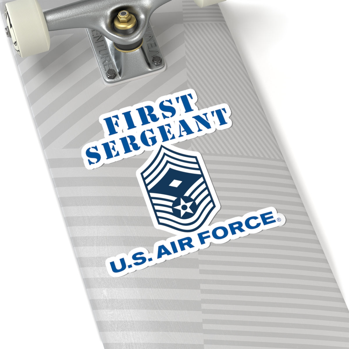 Kiss-Cut Stickers - USAF - First Sergeant (E9b) - 2020 - US Air Force w Text X 300