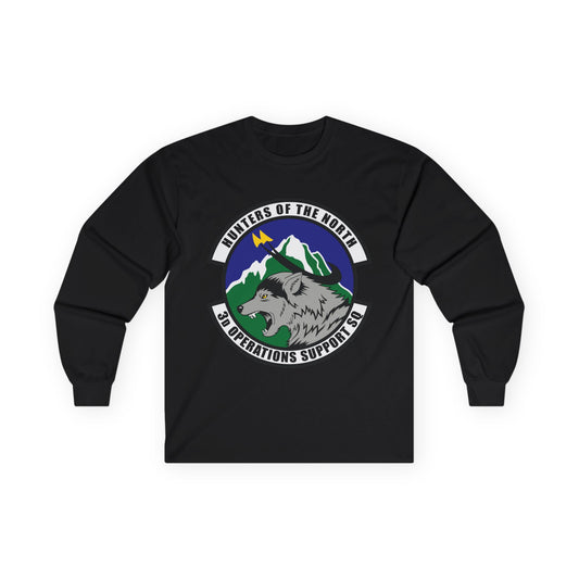 Unisex Ultra Cotton Long Sleeve Tee - USAF - 3rd Operations Support Squadron wo txt X 300