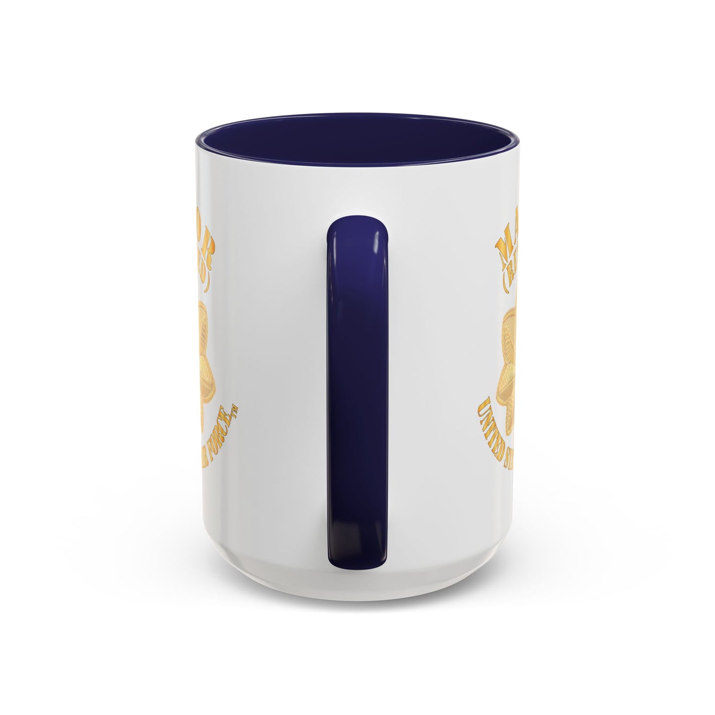 Accent Coffee Mug (11oz & 15oz) - USAF - Major - Retired X 300