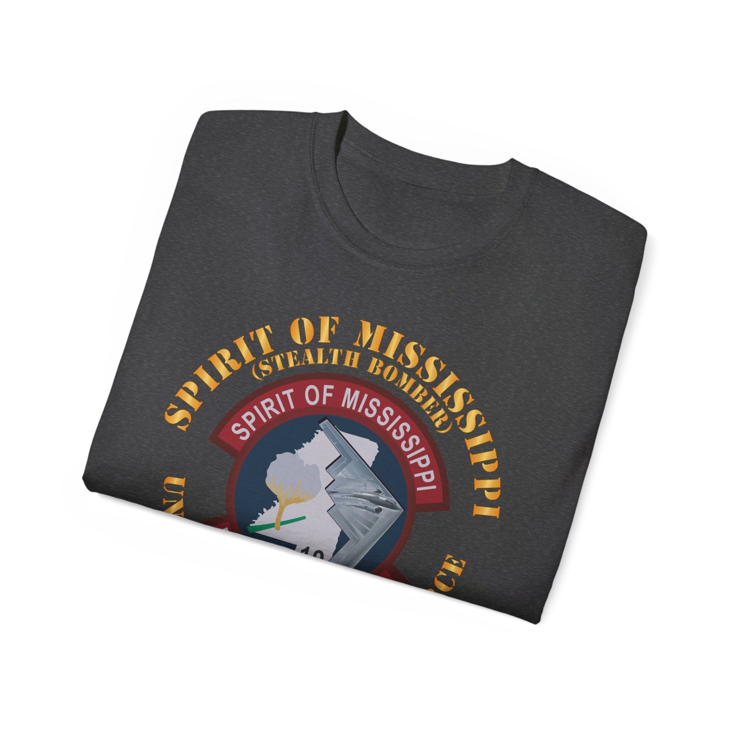 Unisex Ultra Cotton Tee - USAF - B2 - Spirit of Mississippi - Stealth Bomber X 300