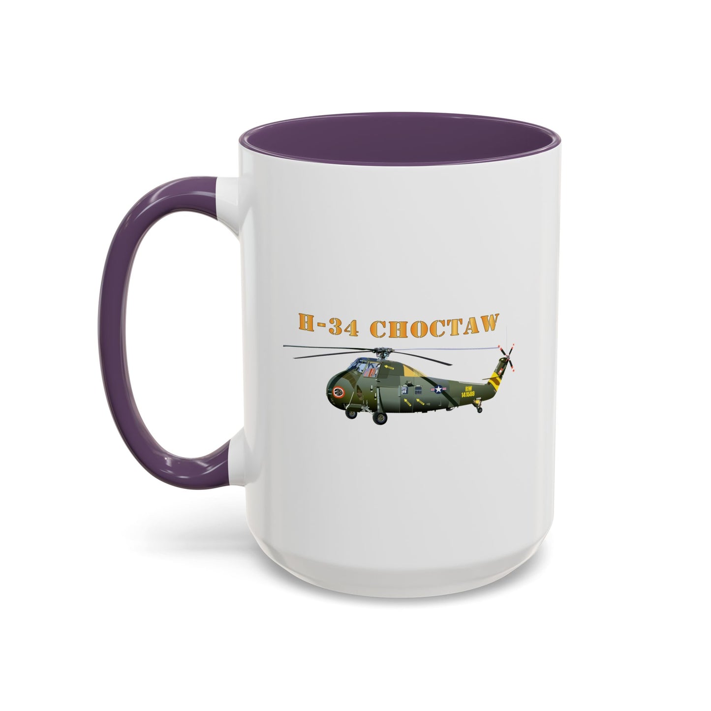 Accent Coffee Mug (11oz & 15oz) - H-34 Choctaw with Txt X 300