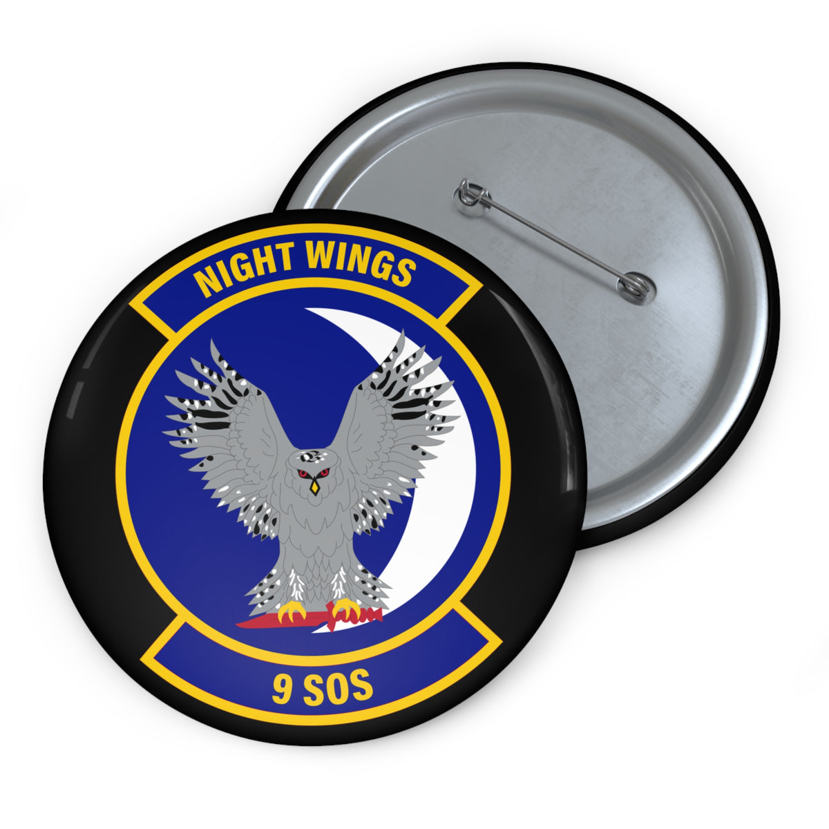 Custom Pin Button - USAF - 9th Special Operations Squadron wo txt X 300