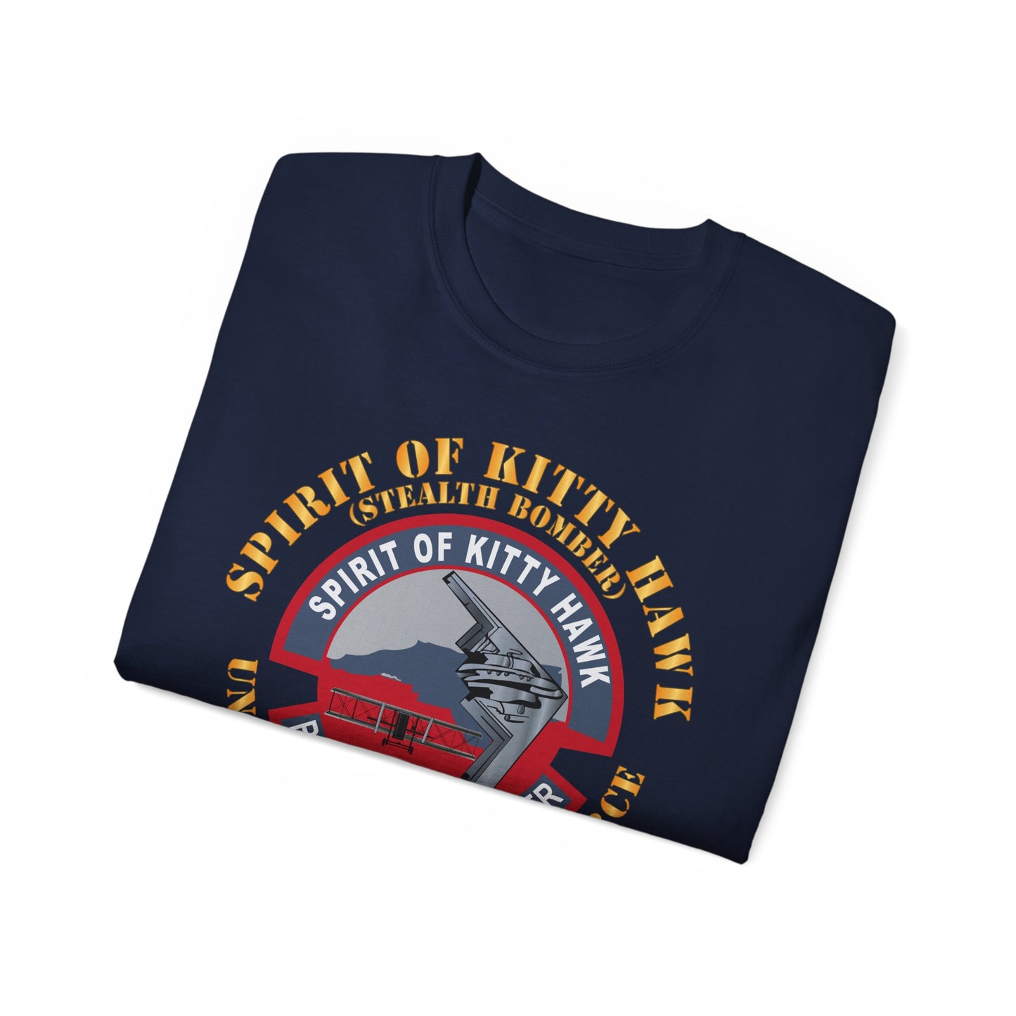 Unisex Ultra Cotton Tee - USAF - B2 - Spirit of Kitty Hawk - Stealth Bomber X 300