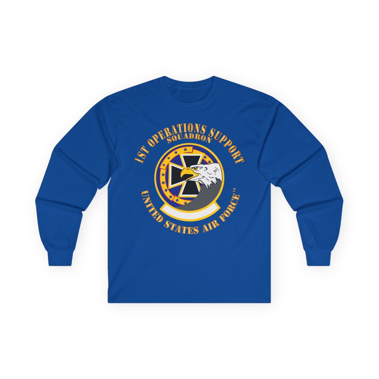 Unisex Ultra Cotton Long Sleeve Tee - USAF - 1st Operations Support Squadron