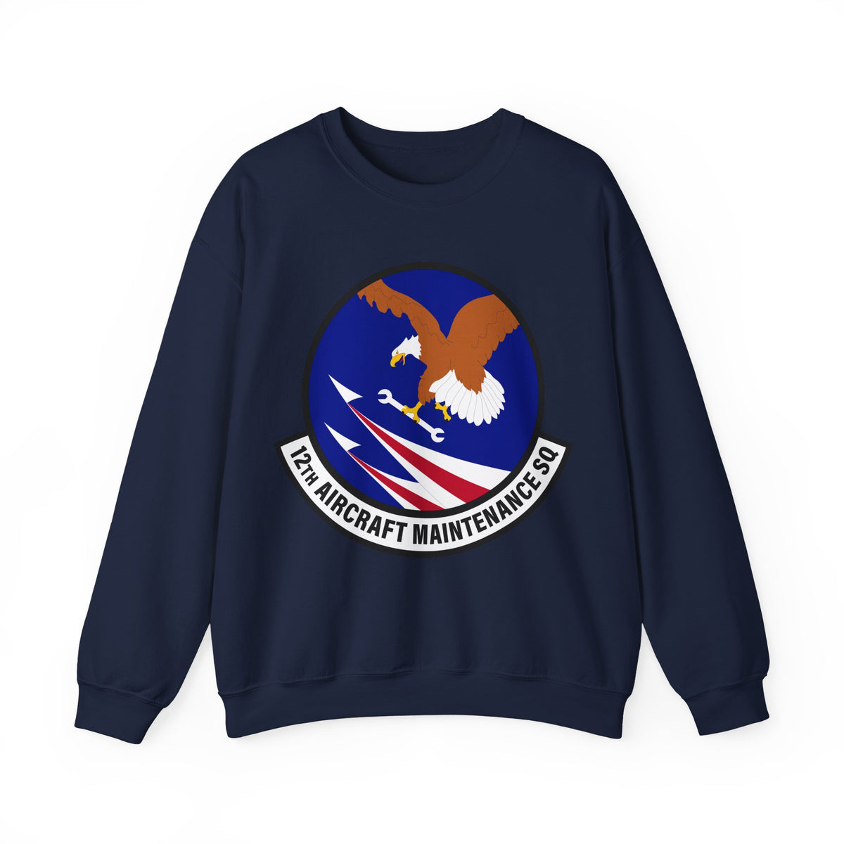 Crewneck Sweatshirt - USAF - 12th Aircraft Maintenance Squadron wo txt