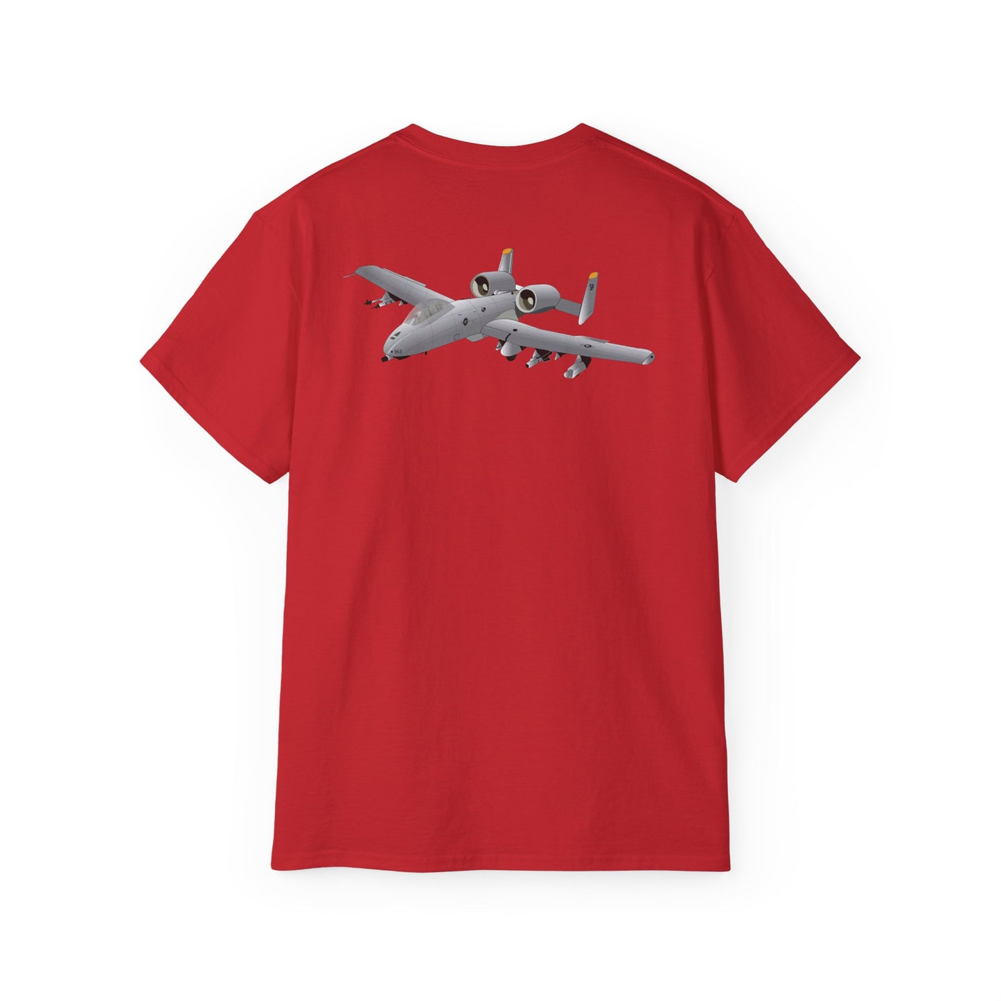 Unisex Ultra Cotton Tee - Aircraft - A10 - Front - Top - Oblique X 300