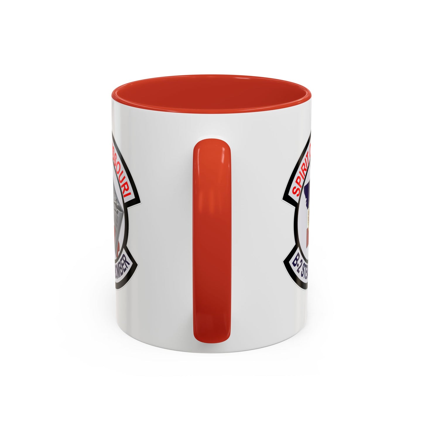 Accent Coffee Mug (11oz & 15oz) - USAF - B2 - Spirit of Missouri - Stealth Bomber wo Txt