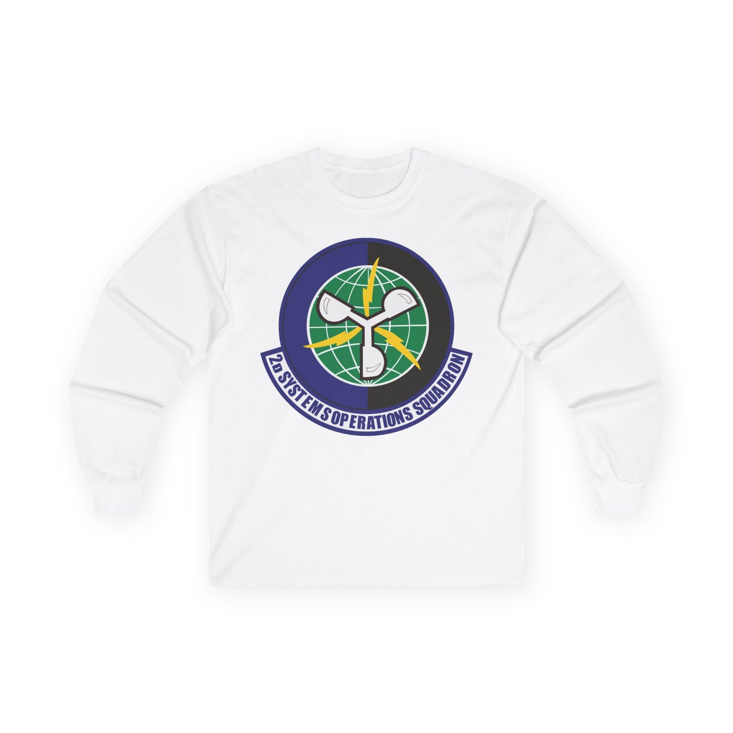 Unisex Ultra Cotton Long Sleeve Tee - USAF -2d Systems Operations Squadron wo txt