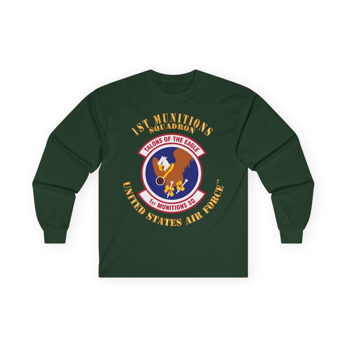 Unisex Ultra Cotton Long Sleeve Tee - USAF - 1st Munitions Squadron (ACC)
