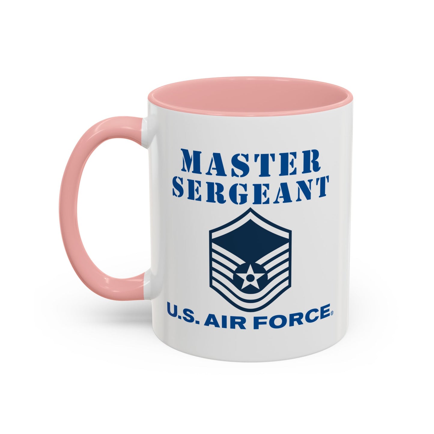 Accent Coffee Mug (11oz & 15oz) - USAF - Master Sergeant (E7a) - 2020 - US Air Force w Text X 300
