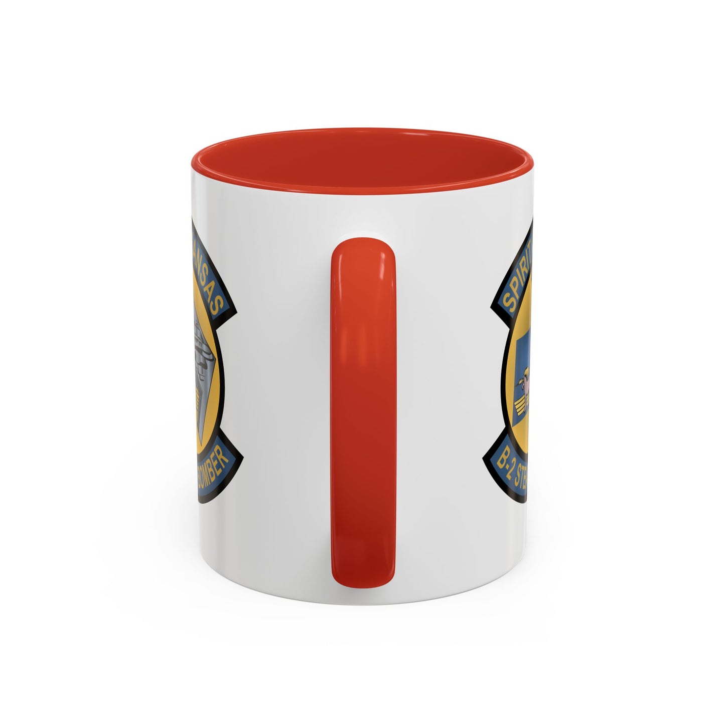 Accent Coffee Mug (11oz & 15oz) - USAF - B2 - Spirit of Kansas - Stealth Bomber wo txt X 300