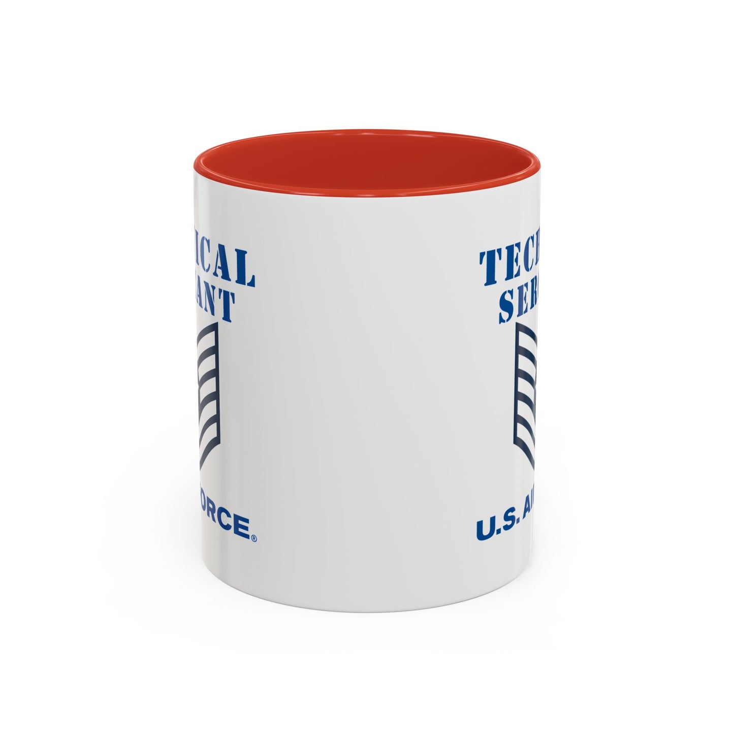 Accent Coffee Mug (11oz & 15oz) - USAF - Technical Sergeant (E6) - 2020 - US Air Force w Text X 300