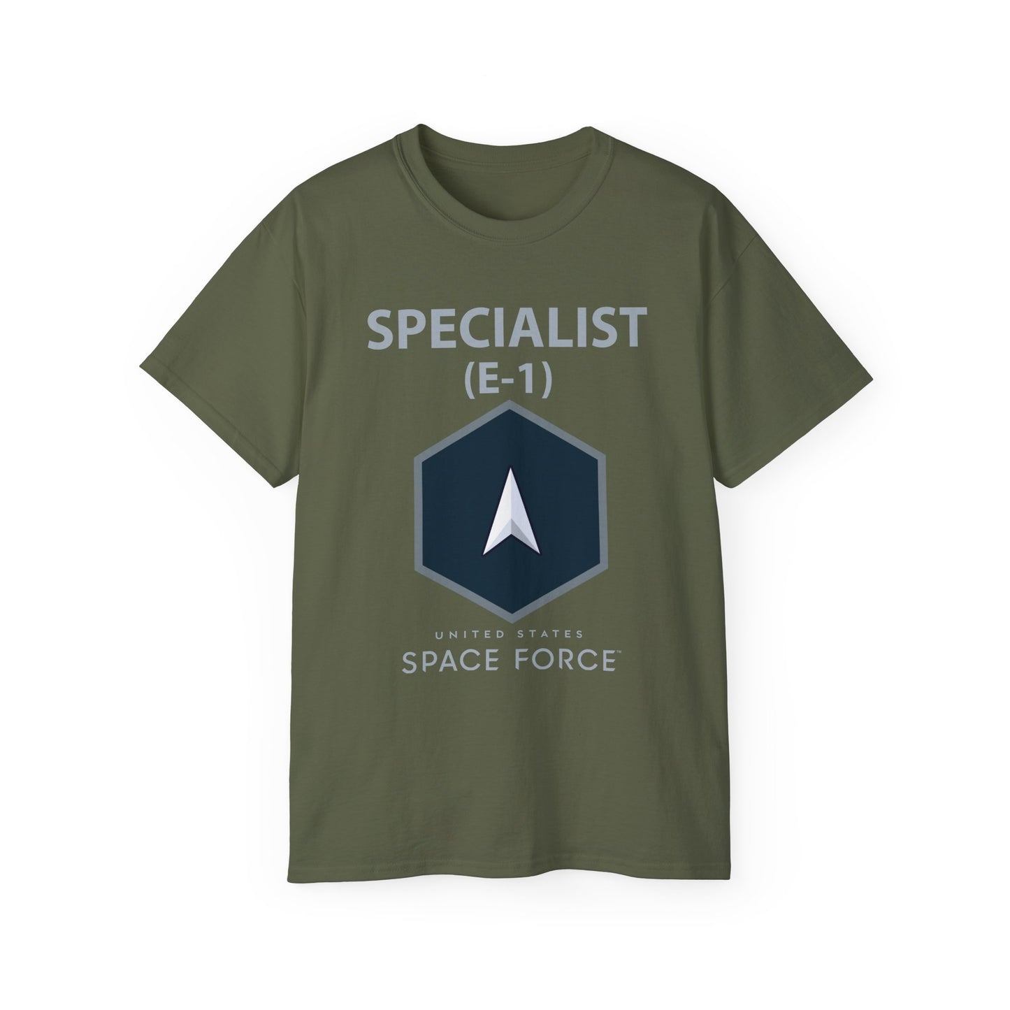 Unisex Ultra Cotton Tee - USSF - E1 Specialist - US Space Force X 300