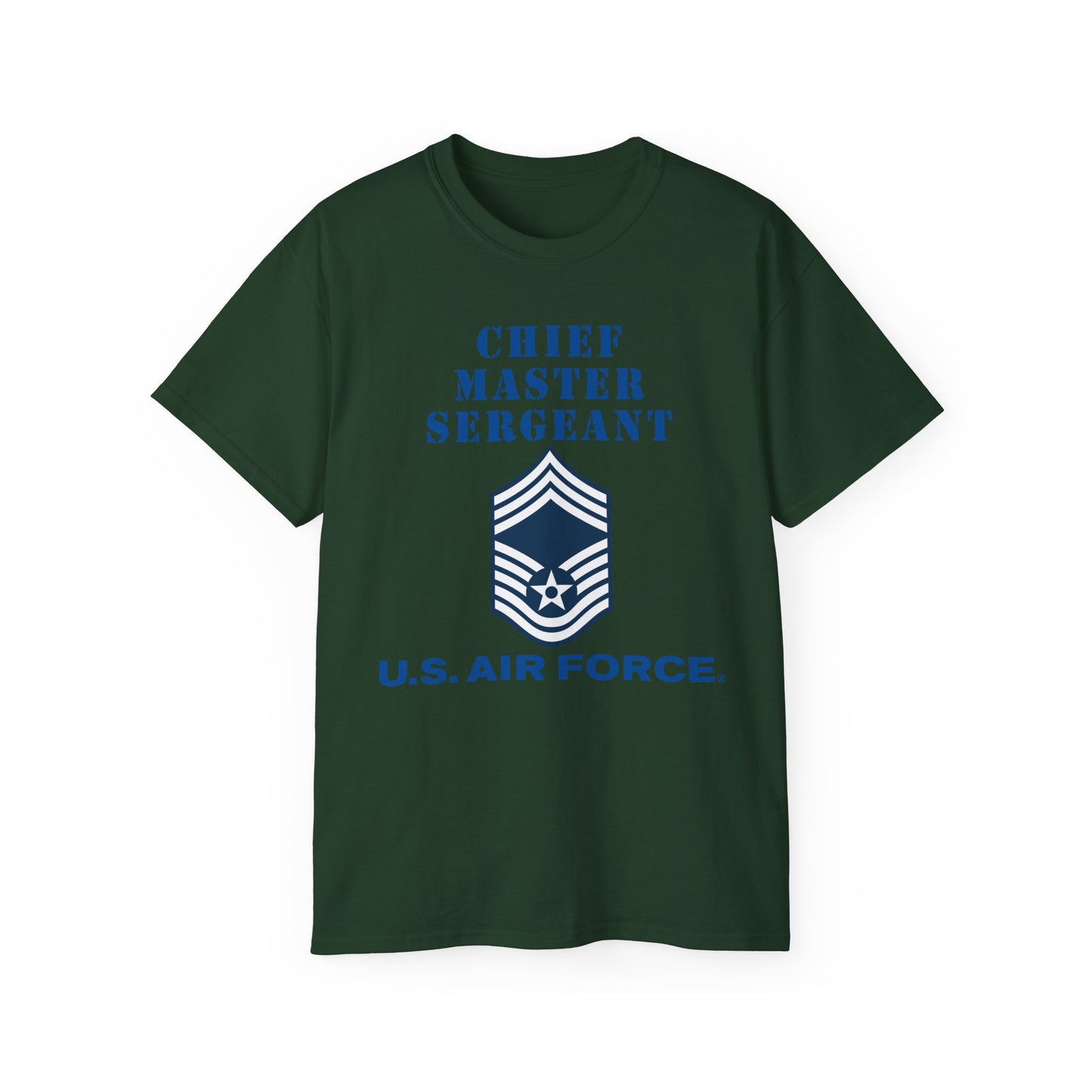 Unisex Ultra Cotton Tee - USAF - Chief Master Sergeant (E9a) - 2020 - US Air Force w Text X 300