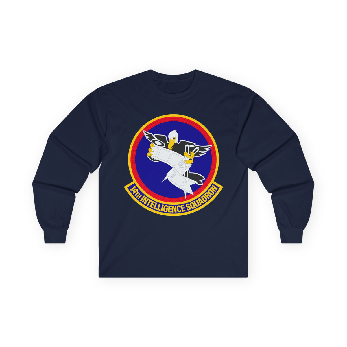 Unisex Ultra Cotton Long Sleeve Tee - USAF - 14th Intelligence Squadron wo txt