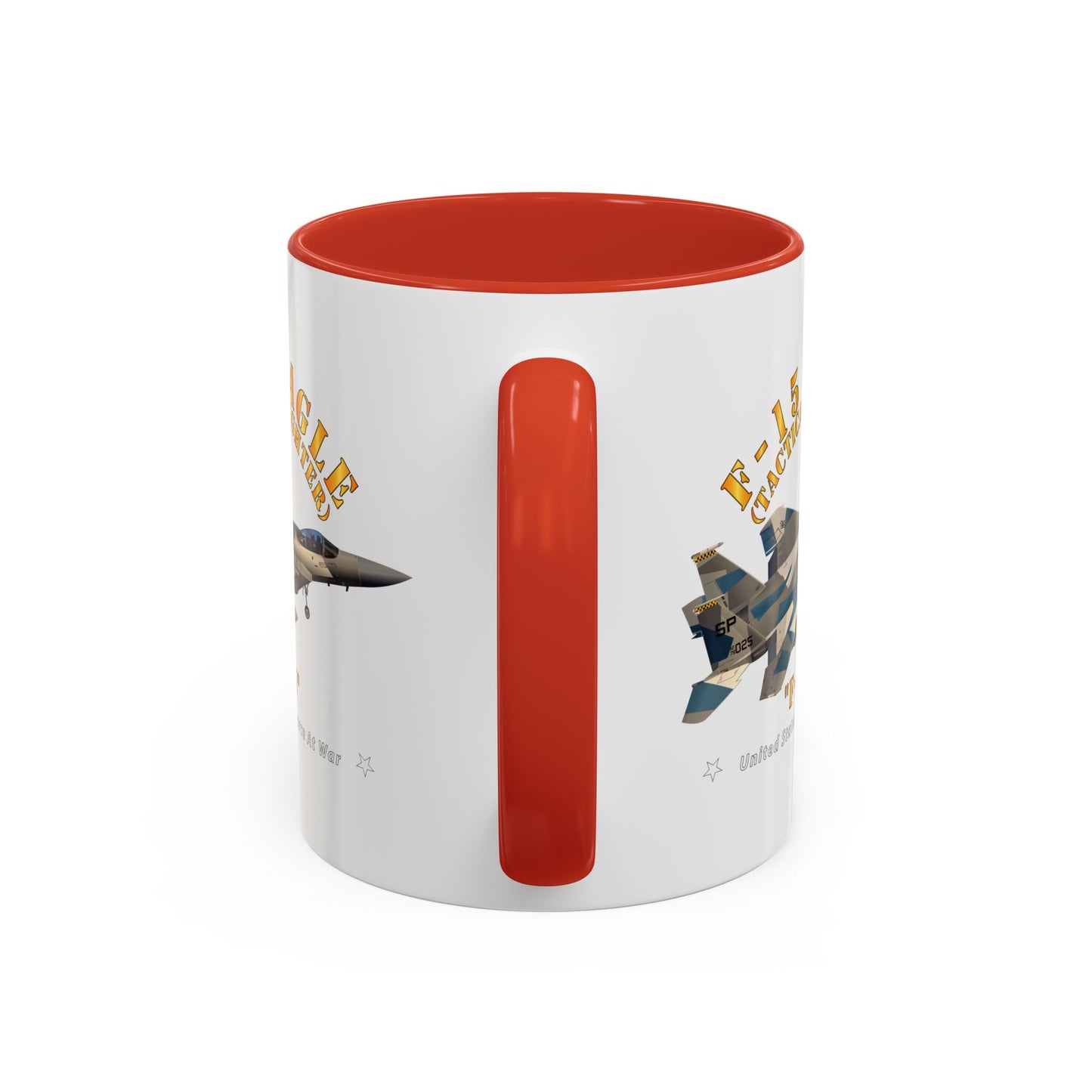 Accent Coffee Mug (11oz & 15oz) - USAF - F15 Eagle - F15