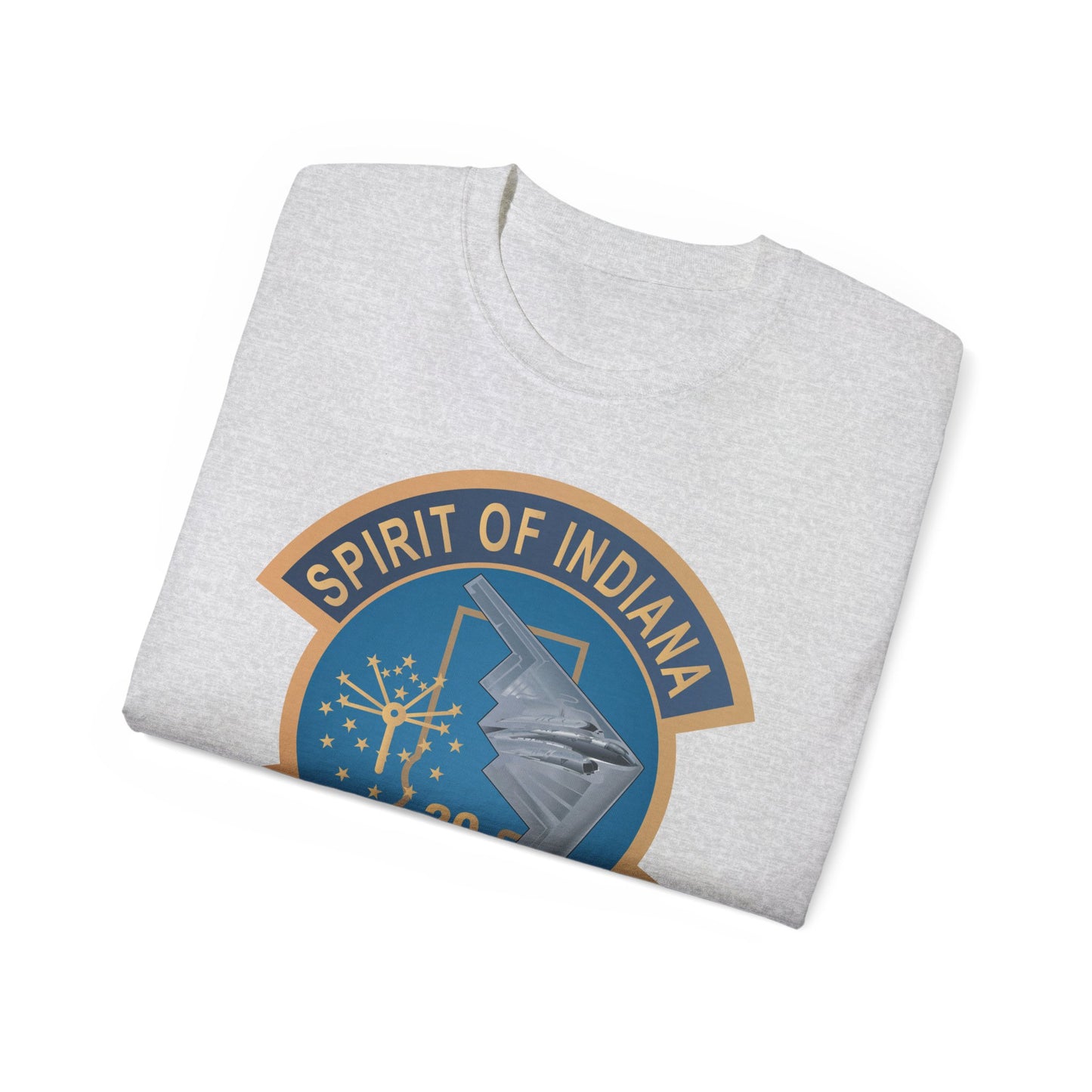 Unisex Ultra Cotton Tee - USAF - B2 - Spirit of Indiana - Stealth Bomber wo txt X 300