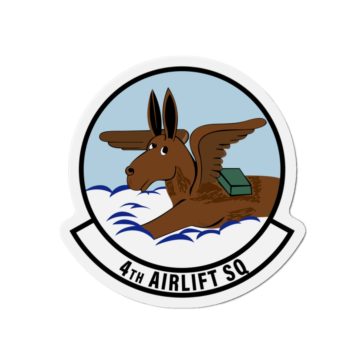 Die-Cut Magnet - USAF - 4th Airlift Squadron wo txt X 300