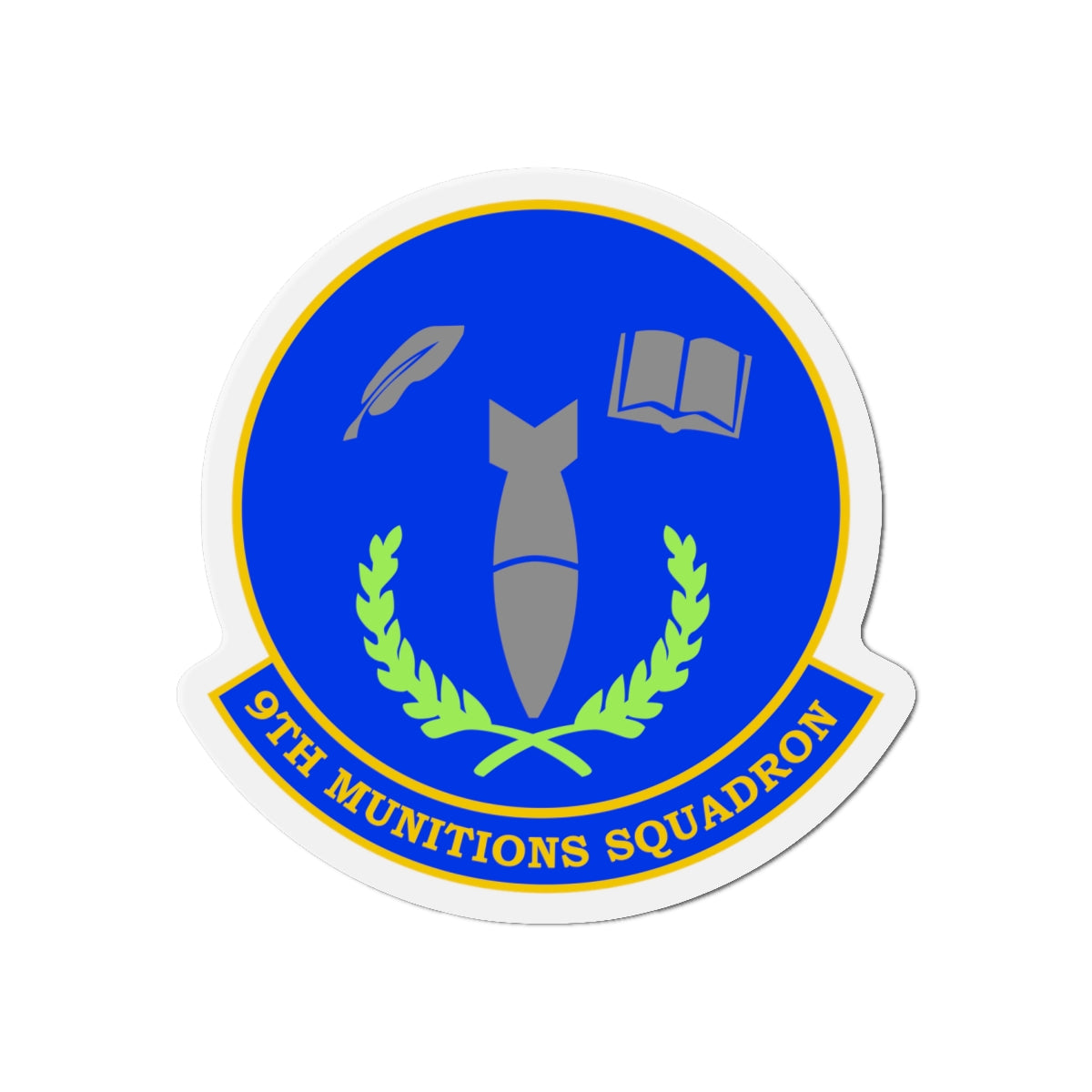Die-Cut Magnet - USAF - 9th Munitions Squadron wo txt X 300
