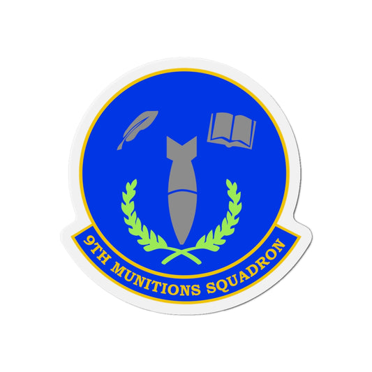 Die-Cut Magnet - USAF - 9th Munitions Squadron wo txt X 300