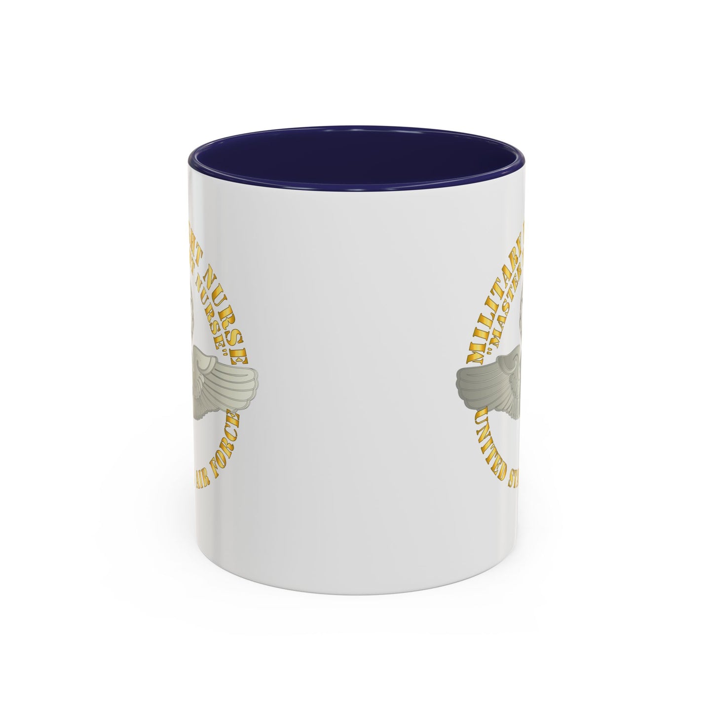 Accent Coffee Mug (11oz & 15oz) - USAF - Military Flight Nurse - Flight Nurse - Master