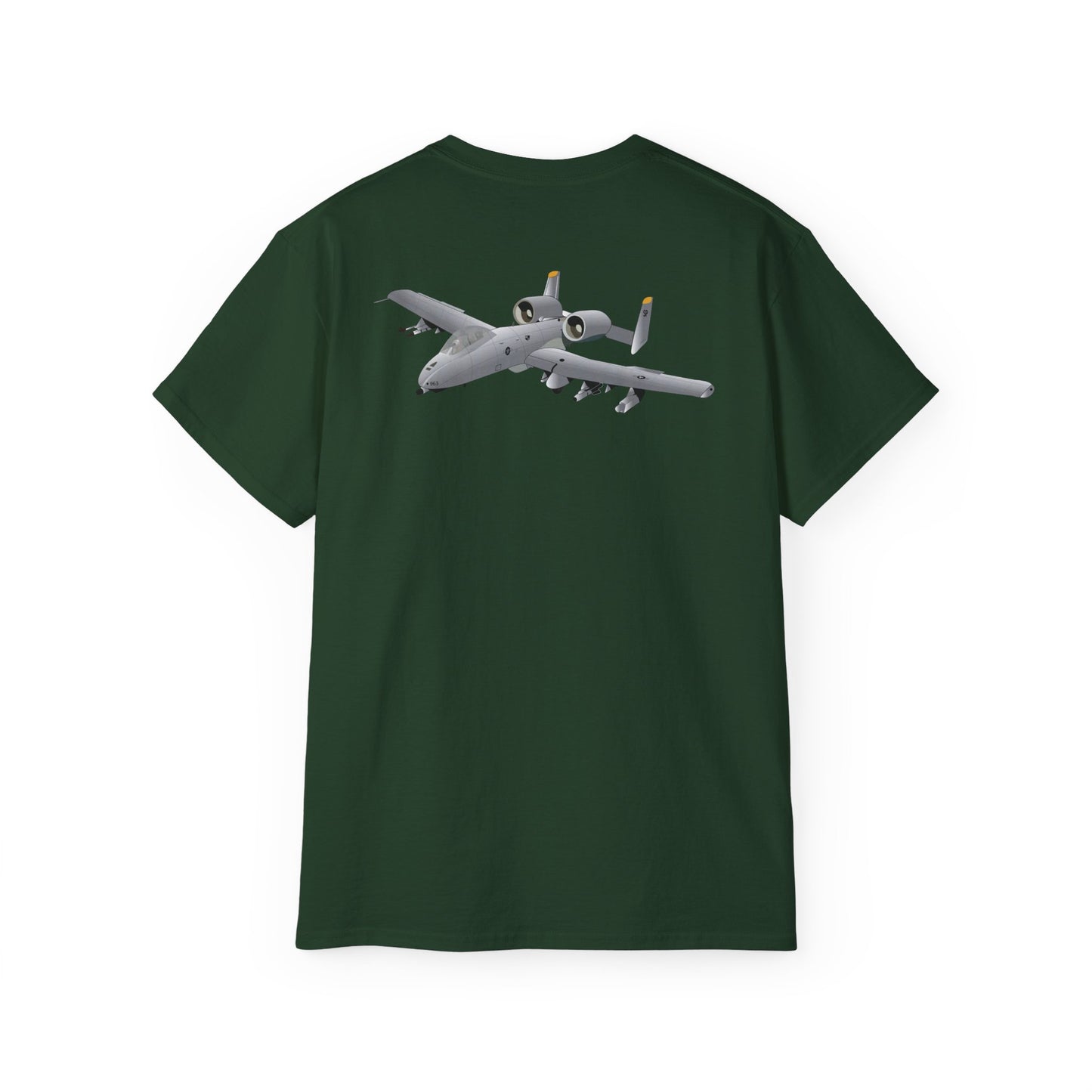 Unisex Ultra Cotton Tee - Aircraft - A10 - Front - Top - Oblique X 300