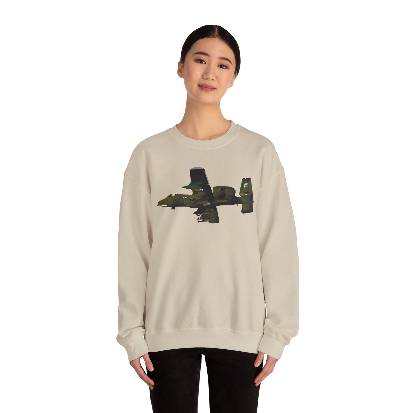 Crewneck Sweatshirt - Aircraft - A-10 Wart Hog X 300