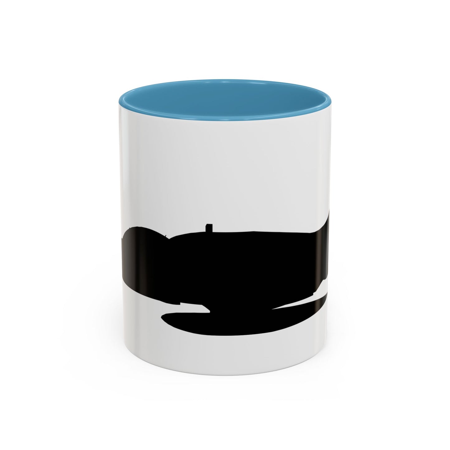 Accent Coffee Mug (11oz & 15oz) - Aircraft - A-4 SkyHawk - Silhouette X 300