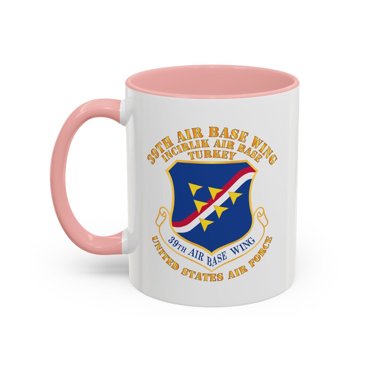 Accent Coffee Mug (11oz & 15oz) - USAF - 39th Airbase Wing - 3rd AF - Incirlik Air Base - Turkey