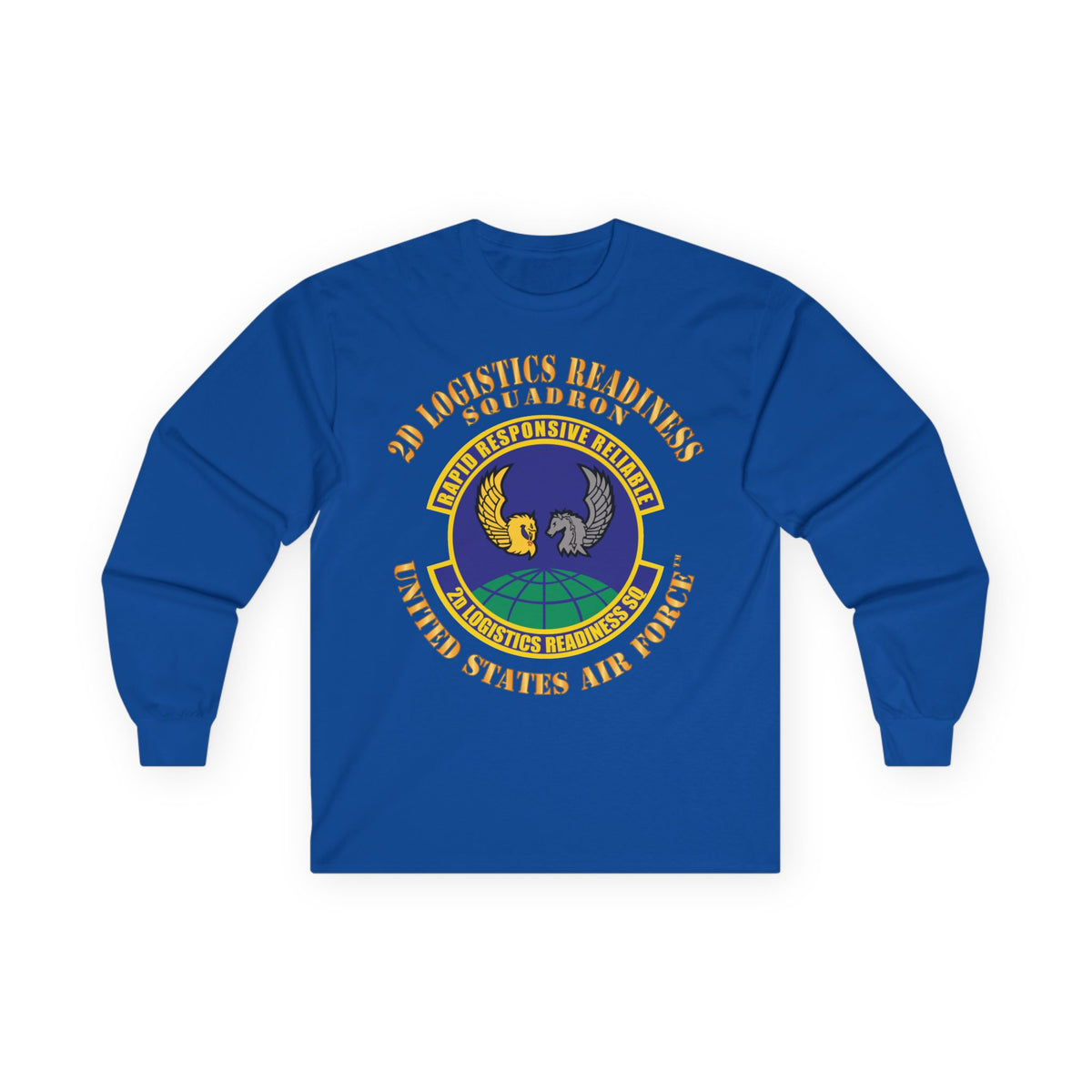 Unisex Ultra Cotton Long Sleeve Tee - USAF - 2d Logistics Readiness Squadron
