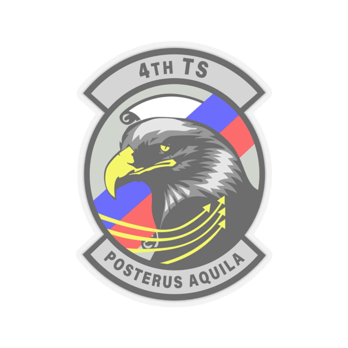 Kiss-Cut Stickers - USAF - 4th Training Squadron wo txt X 300